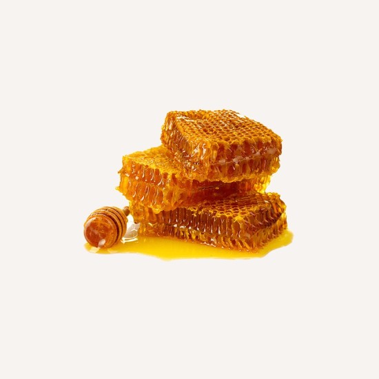 Pure Raw Golden Honey with Natural Honeycomb